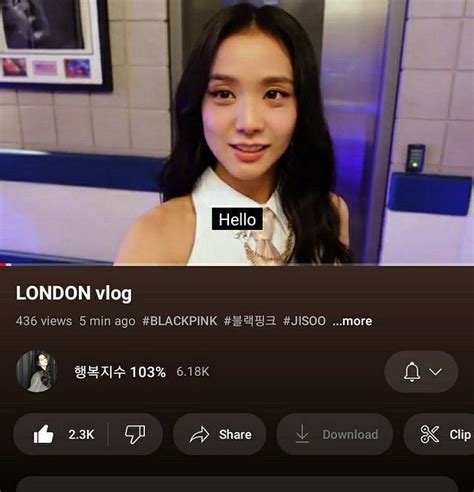 kim jisoo youtube channel.